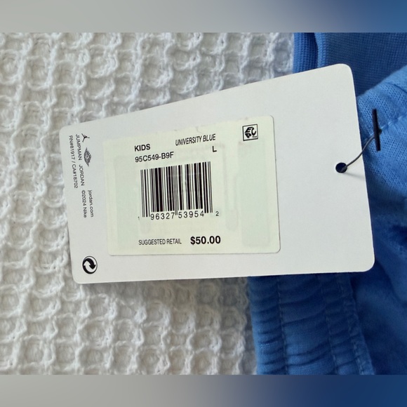 Jordan Kids Light Blue Joggers - Picture 4 of 4